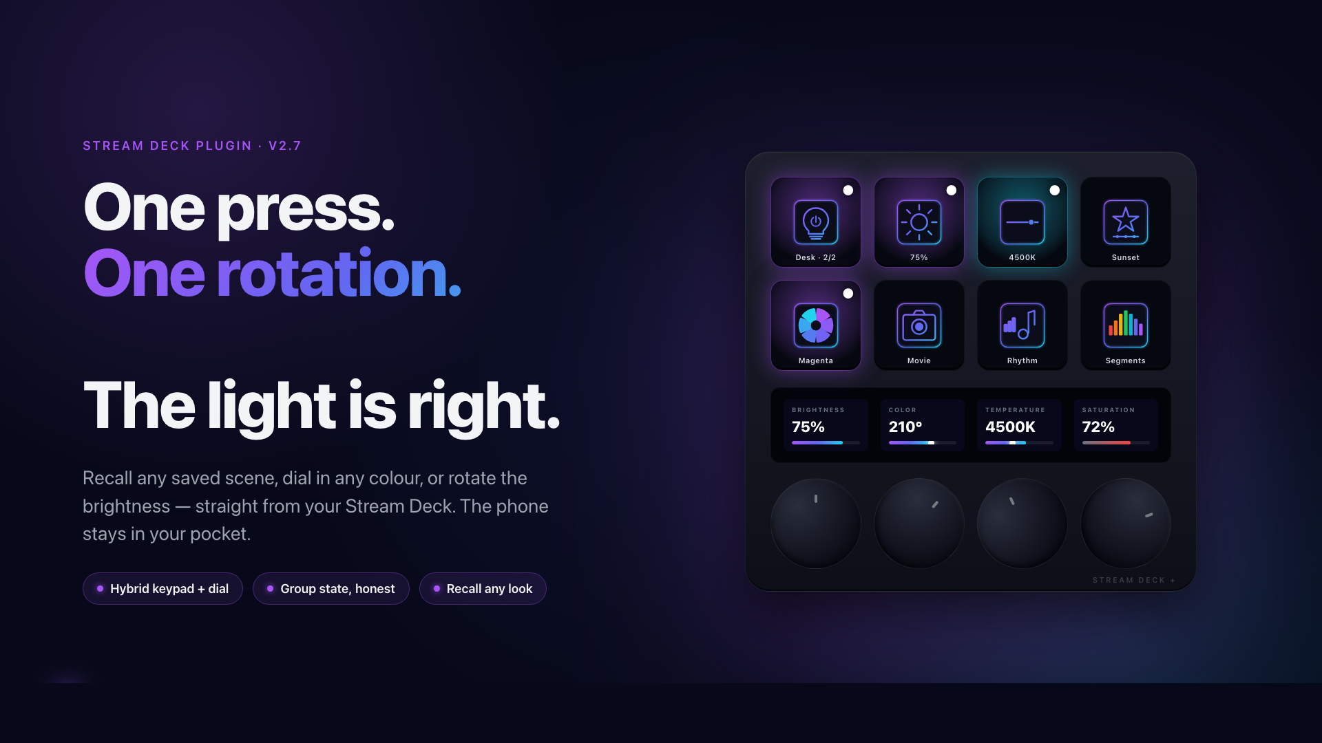 Govee Light Management — Stream Deck Plugin